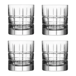 New Orrefors Street Old Fashioned glass 27 cl 4-pack, Clear Transparent