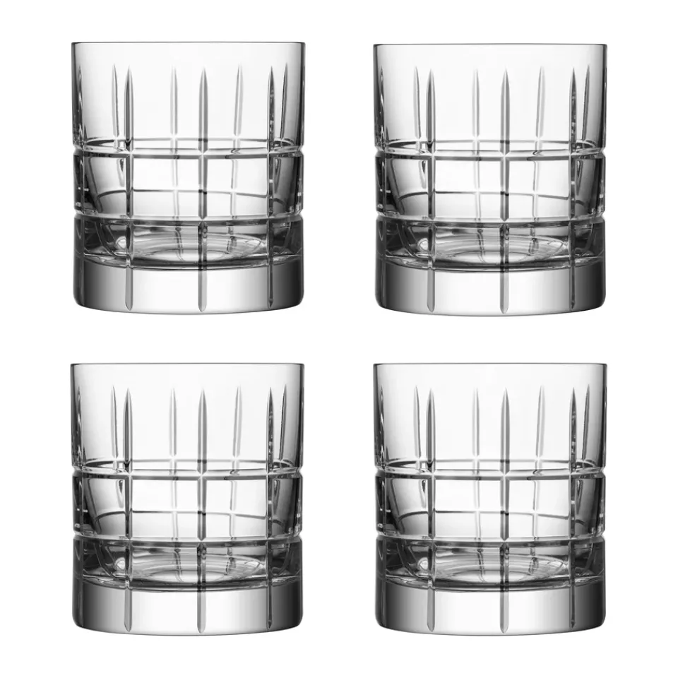 New Orrefors Street Old Fashioned glass 27 cl 4-pack, Clear Transparent