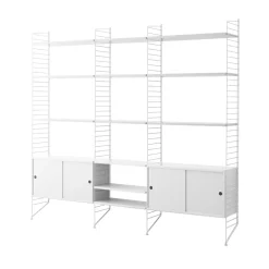 Discount String bookshelf combination B - White