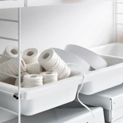 Hot String bowl shelf, , 78x30 cm Beige
