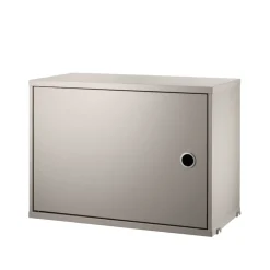 Outlet String cabinet with door, , 58x30 cm Beige