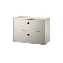 Dressers & Drawer Units|Dressers & Drawer Units^String cabinet with drawers, , 58x30 cm Beige