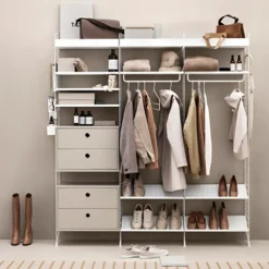 Dressers & Drawer Units|Dressers & Drawer Units^String cabinet with drawers, , 58x30 cm Beige