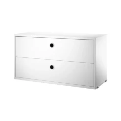 Dressers & Drawer Units|Dressers & Drawer Units^String cabinet with drawers, , 78x30 cm White