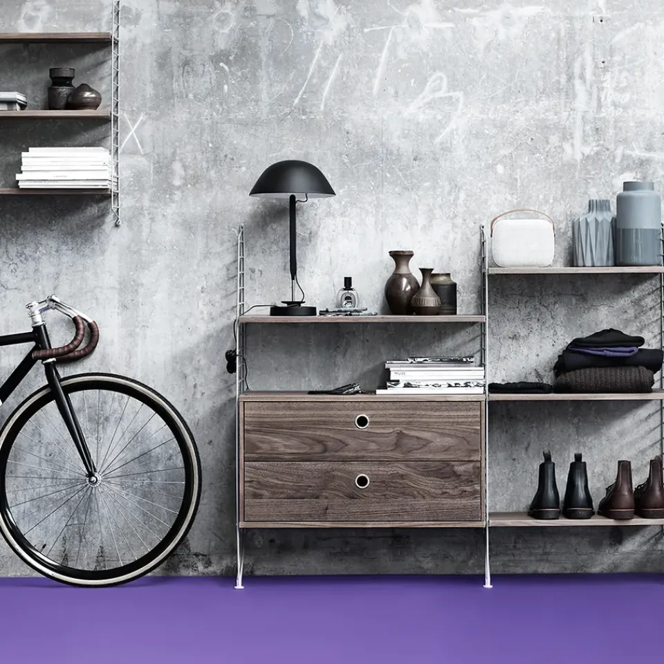 Dressers & Drawer Units|Dressers & Drawer Units^String cabinet with drawers, , 78x30 cm White