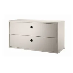 Dressers & Drawer Units|Dressers & Drawer Units^String cabinet with drawers, , 78x30 cm Beige