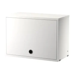 Sale String cabinet with flip door, , 58x30 cm White