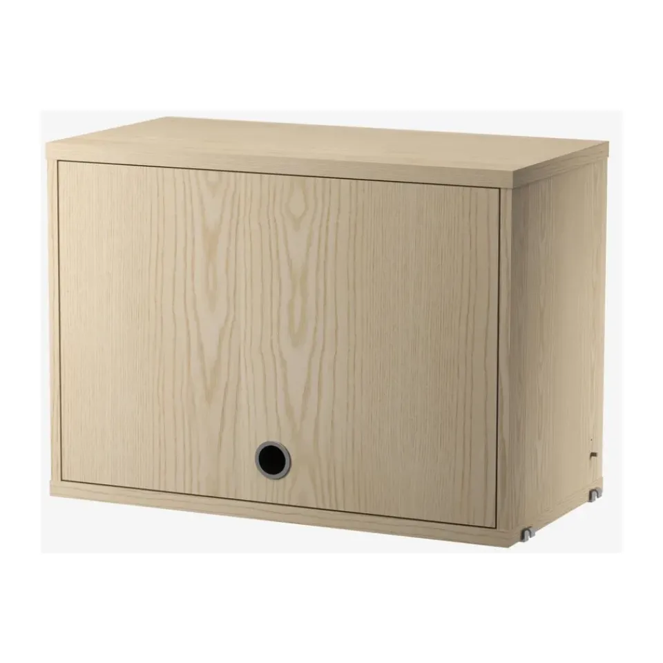 Display & Glass Cabinets|Display & Glass Cabinets^String cabinet with flip door, Ash, 58x30 cm Beige