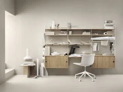 Discount String cabinet with sliding door, Oak, 78x30 cm Beige