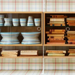 Display & Glass Cabinets|Display & Glass Cabinets^String display cabinet, Ash stain, 78x30 cm Black