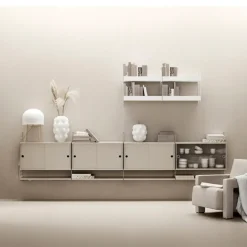 Discount String display cabinet, , 78x30 cm Beige