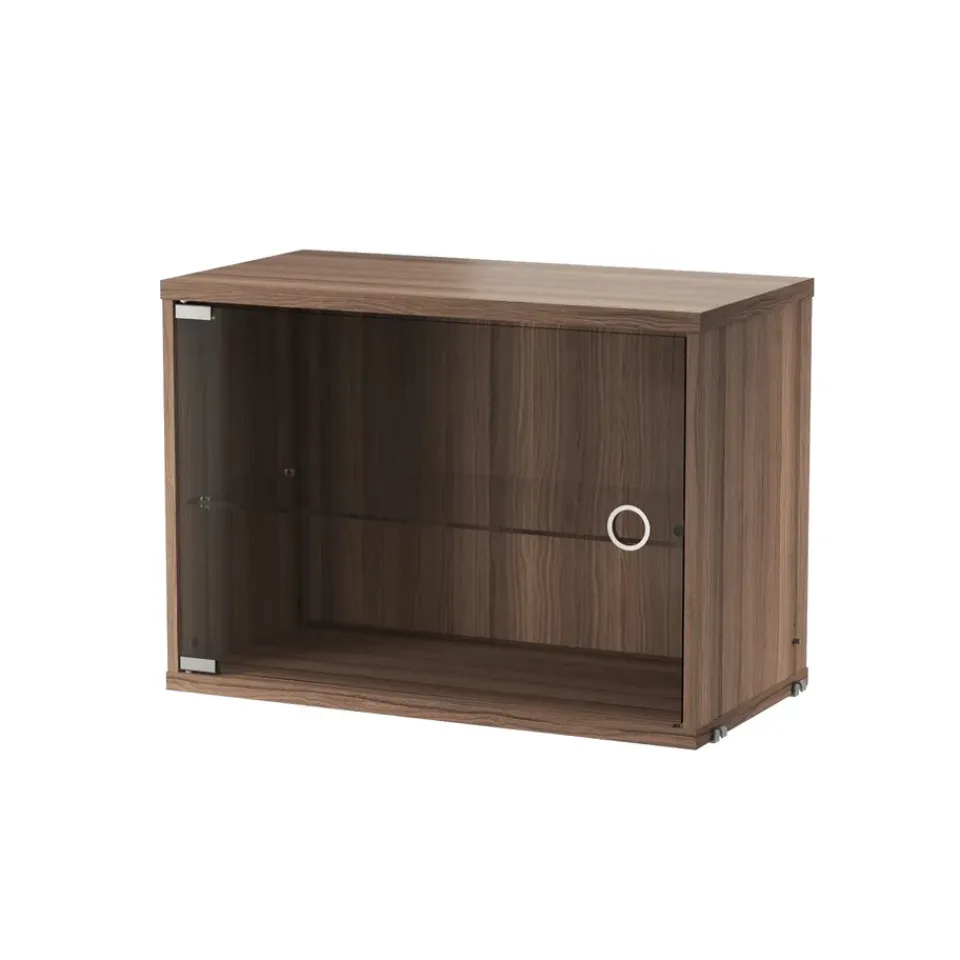 Online String display cabinet, Walnut, 58x30 cm Brown