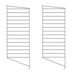 New String floor panels, Dark , 85x30 cm, 2-pack Grey