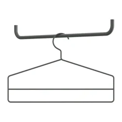 String Shelves|Clothes Racks, Coat Stands & Hangers^String hangers 4-pack, Dark Grey