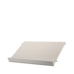 Magazine Racks^String magazine shelf wood, , 58x30 cm Beige