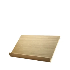 Sale String magazine shelf wood, Oak, 58x30 cm Beige