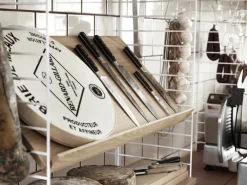 Magazine Racks^String magazine shelf wood, Oak, 78x30 cm Beige
