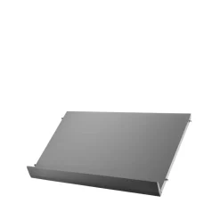 New String magazine shelf wood, , 58x30 cm Grey