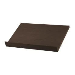 Sale String magazine shelf wood, Dark oak, 58x30 cm Brown