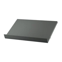 Clearance String magazine shelf wood, Dark , 58x30 cm Grey