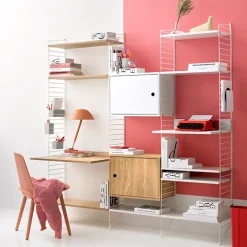 Hot String media shelf, , 58x47 cm White