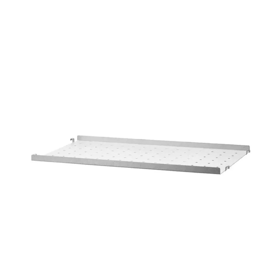 String Shelves^String Outdoor shelf, Galvanized-58x30 cm-low edge Grey