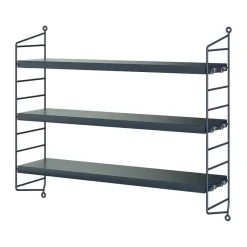 String Shelves|Shelves & Shelving Systems^String Pocket wall shelf, Nybro Blue