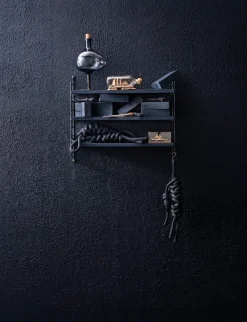 String Shelves|Shelves & Shelving Systems^String Pocket wall shelf, Nybro Blue
