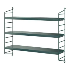String Shelves^String Pocket wall shelf, Tegnér Green