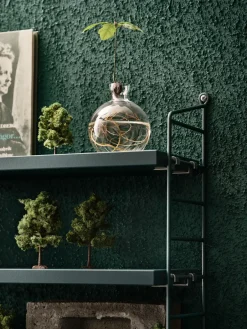 String Shelves^String Pocket wall shelf, Tegnér Green