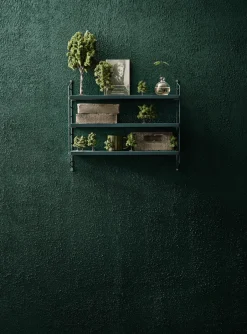 String Shelves^String Pocket wall shelf, Tegnér Green