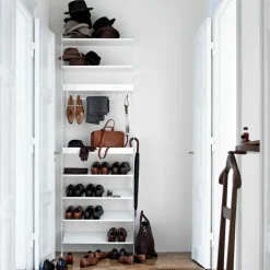 Online String shelf metal, , 58x30 cm, high edge Black