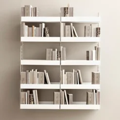 Online String shelf metal, , 58x30 cm, high edge Black