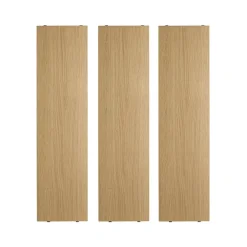 String Shelves^String shelf, Oak, 78x20 cm, 3-pack Beige