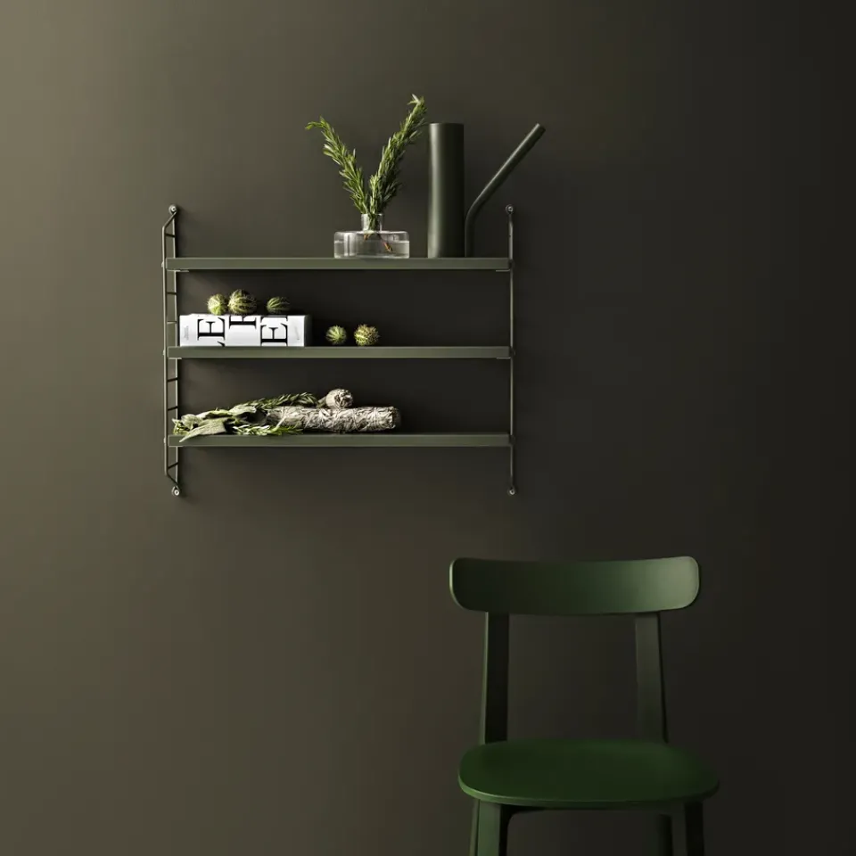 Sale String shelf Pocket sage, Sage Green