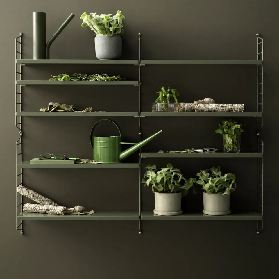 Sale String shelf Pocket sage, Sage Green