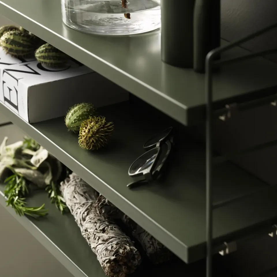 Sale String shelf Pocket sage, Sage Green