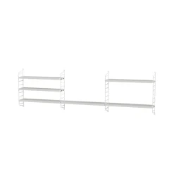 String Shelves|Shelves & Shelving Systems^String Shelf Pocket , White