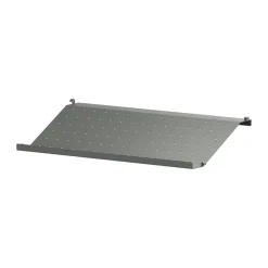 Discount String shoe rack metal, Dark , 58x30 cm Grey