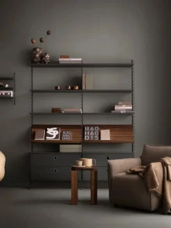 String Shelves|Shelves & Shelving Systems^String wall panels, Dark , 50x30 cm, 1-pack Grey