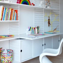 Desks^String worktop, , 78x58 cm White
