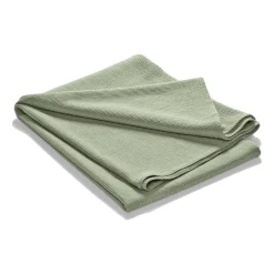 Bedspreads & Throws^Etol Design Stripe bedspread stonewashed cotton 260x260, Saliva Green