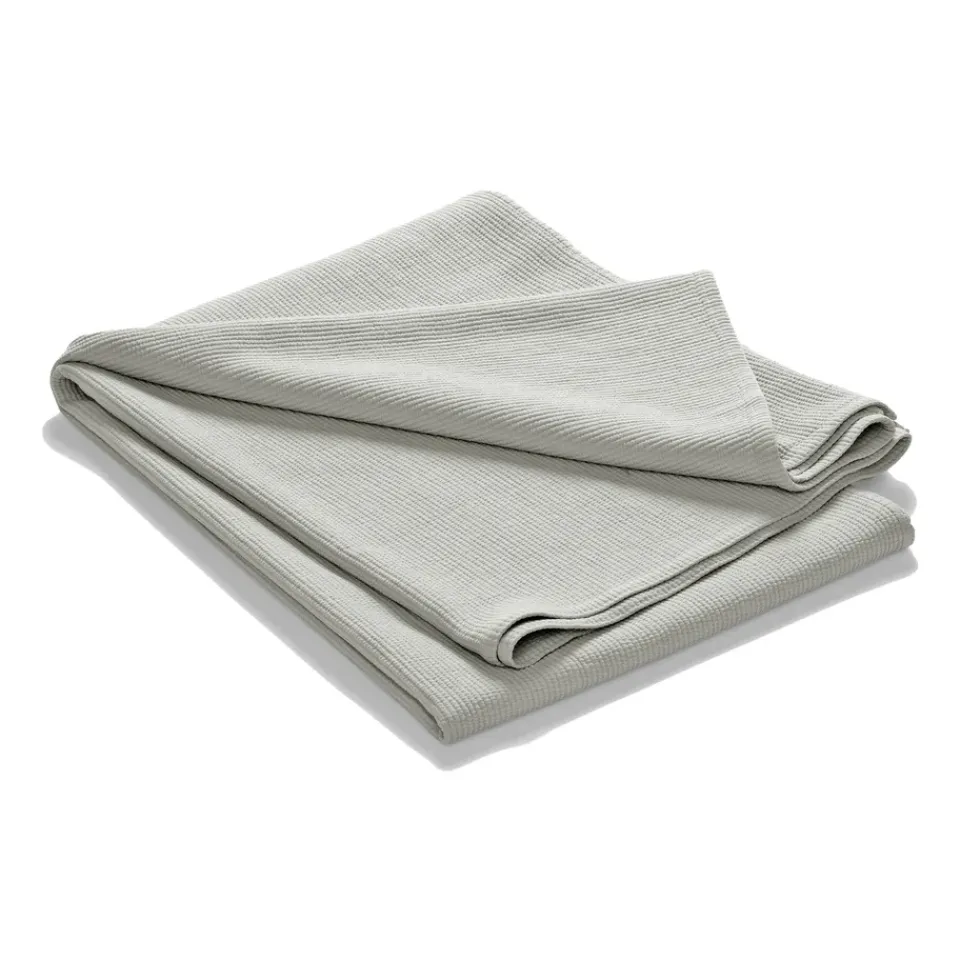 Bedspreads & Throws^Etol Design Stripe bedspread stonewashed cotton 260x260, Light Grey