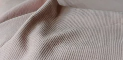 New Etol Design Stripe bedspread stonewashed cotton 260x260, Dusty rose Pink