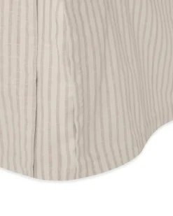 Valances^Garbo&Friends Stripe Mauve bed skirt, 140x200x53 cm Beige