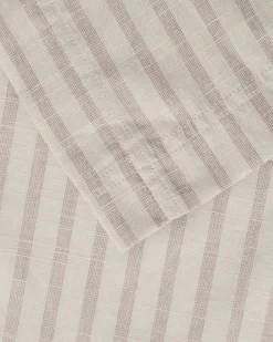 Valances^Garbo&Friends Stripe Mauve bed skirt, 140x200x53 cm Beige