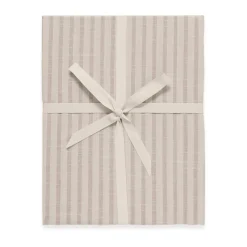 New Garbo&Friends Stripe Mauve fitted sheet, 90x200x30 cm Beige