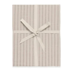 Discount Garbo&Friends Stripe Mauve fitted sheet, 60x120x20 cm Beige