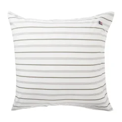 Pillow Cases^Lexington Striped Cotton Poplin pillowcase 65x65 cm, White