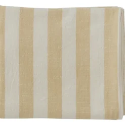 Tablecloths^OYOY Striped tablecloth 140x260 cm, Vanilla YellowWhite